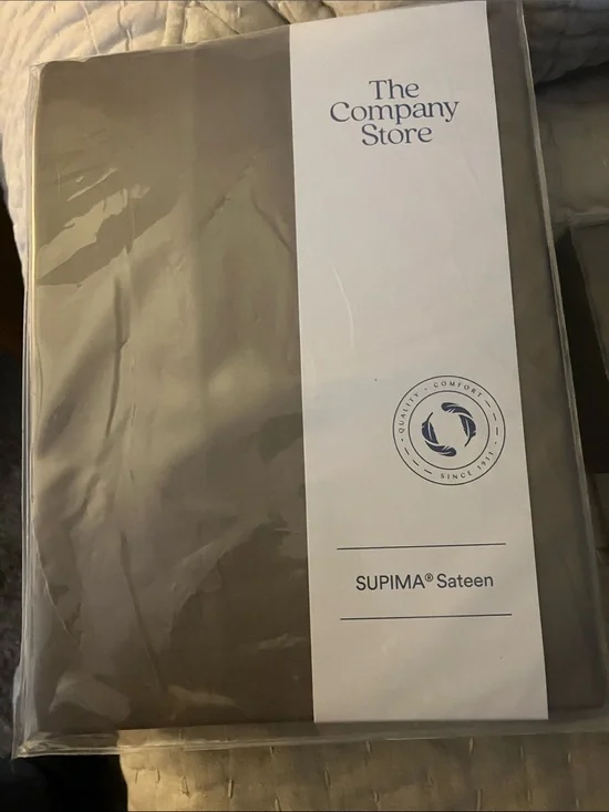 The Company Store Mocha King Flat and Fitted Supima Cotton Sheets (Set)