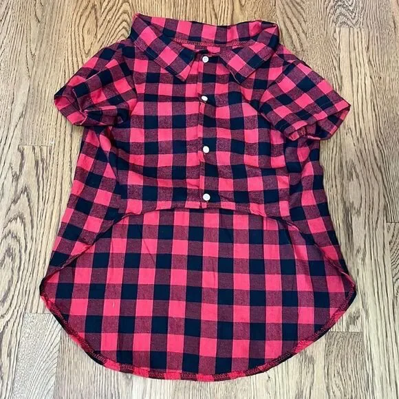 Koneseve plaid Dog Shirt XL