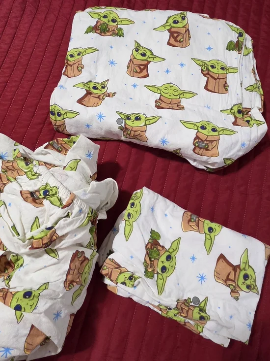 Star Wars Baby Grogu YODA twin Sheet Set