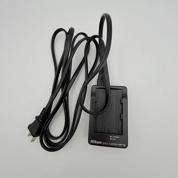Nikon MH-18a Quick Charger for EN-EL3 EN-EL3a Li-ion Battery Black DSLR Camera