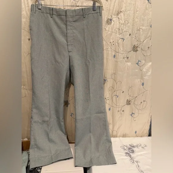 Sears Men's Gray Dress Trousers