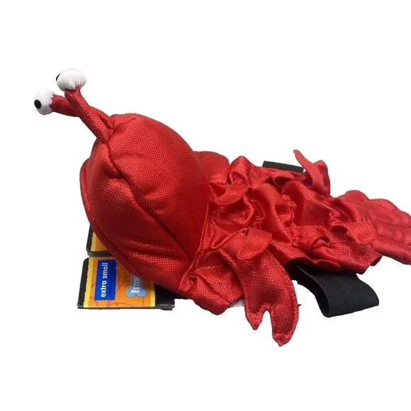 Pet Animal Dog‎ Cat LOBSTER Fetchwear HALLOWEEN Costume Red XS NWT