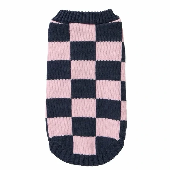 Top Paw Pink and Black Dog Sweater