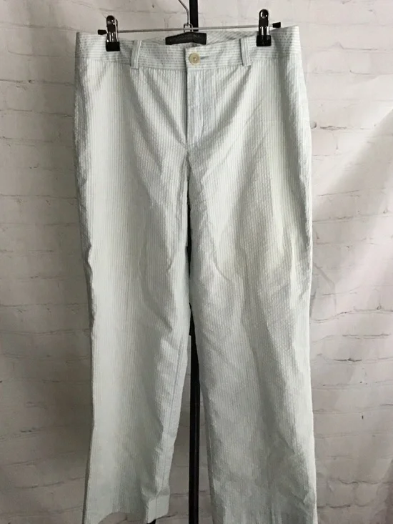 Banana Republic Factory Light Mint Seersucker Chinos