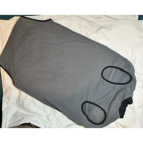 BellyGuard Gray After Surgery Pet Dog Recovery Body Suit, XXL Super Soft EUC