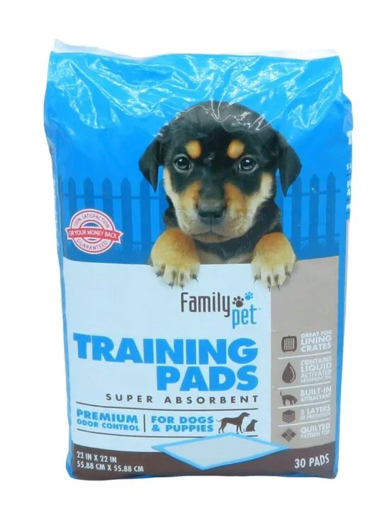 Family Pet Super Absorbent 30 Dog/Puppy Training Pads 22