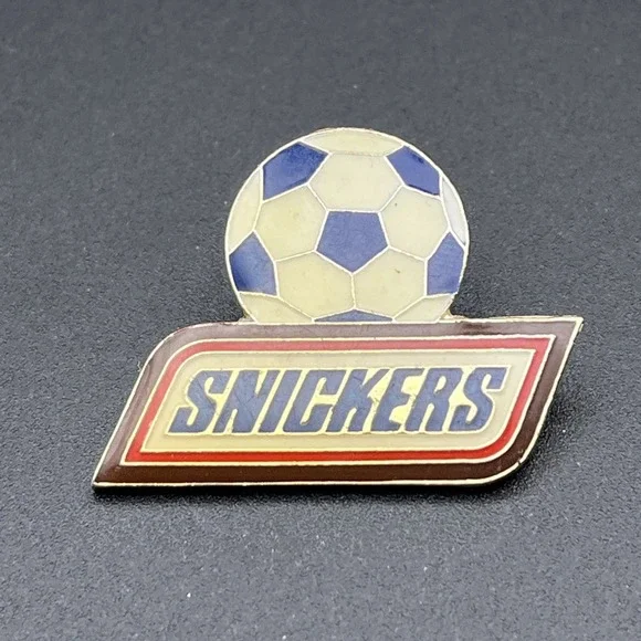 Snickers Candy Bar Soccer Ball‎ Lapel Hat Pin