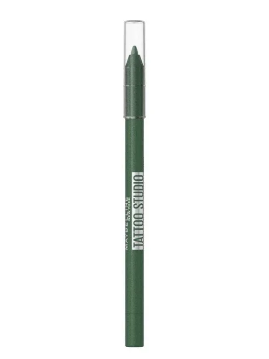 NIB Maybelline Tattoo Studio Longwear Waterproof Gel Eyeliner in Hunter Green