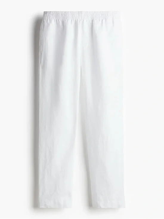 H&M regular fit linen pants, size XS.
