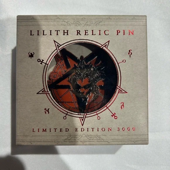Diablo IV‎ Collector's Edition Pin - Lilith Relic Pin 1/3000 Limited Edition