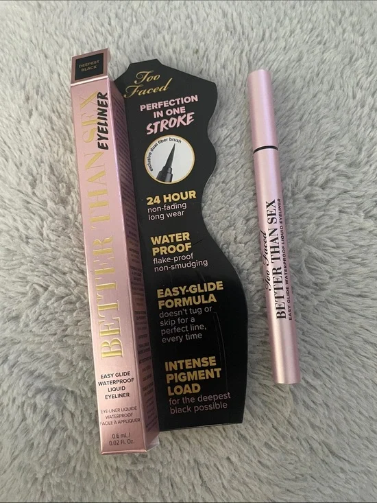 Too Faced Better Than Sex Waterproof Eyeliner — Pink