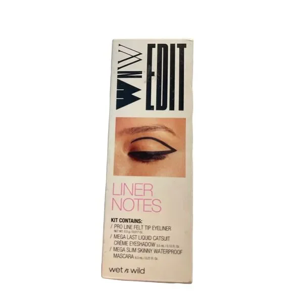 Wet and Wild Liner kit Felt Tip Liquid Eyeliner‎ Pen Waterproof Black O-13