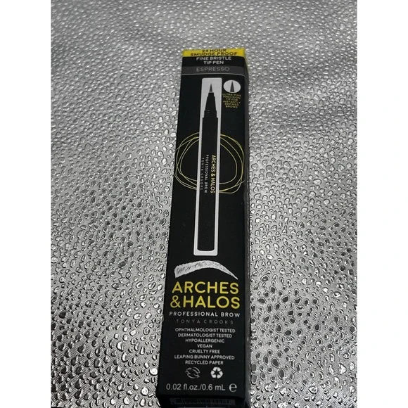Arches and Halos Fine Bristle Tip Pen - Eyebrow Pencils, Buildable, Espresso