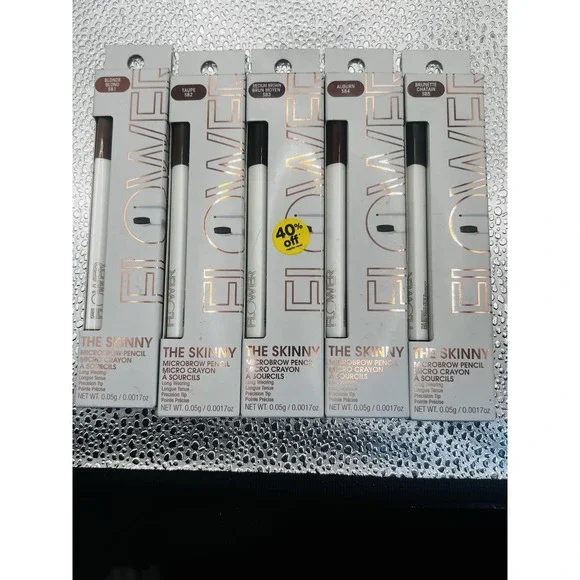 FLOWER BEAUTY The Skinny Microbrow Pencil 5 Colors SB1 SB2 SB3 SB4 SB5 LOT  OF 5