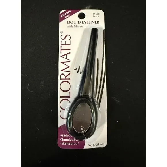 Colormates Liquid Eyeliner with Mirror #61605 black