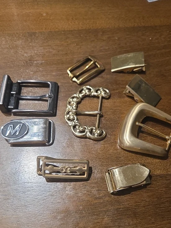 9 BELT BUCKLES