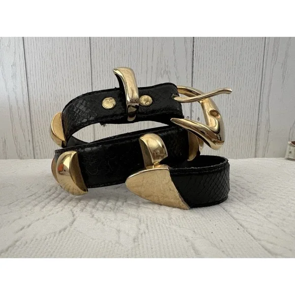 Vintage 1980's Snake Skin MZA of New York 1
