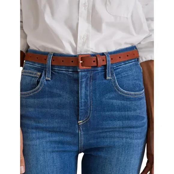 Frank & Eileen Suede Brown Cara Belt Size XS / S