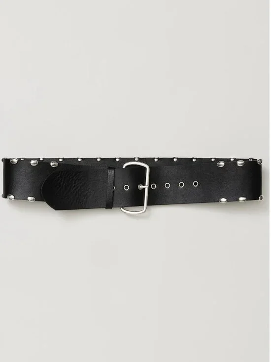NWT Free People Wild At Heart Hip Belt in Black