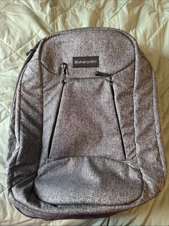 Sherpani Gray Heather Travel Backpack