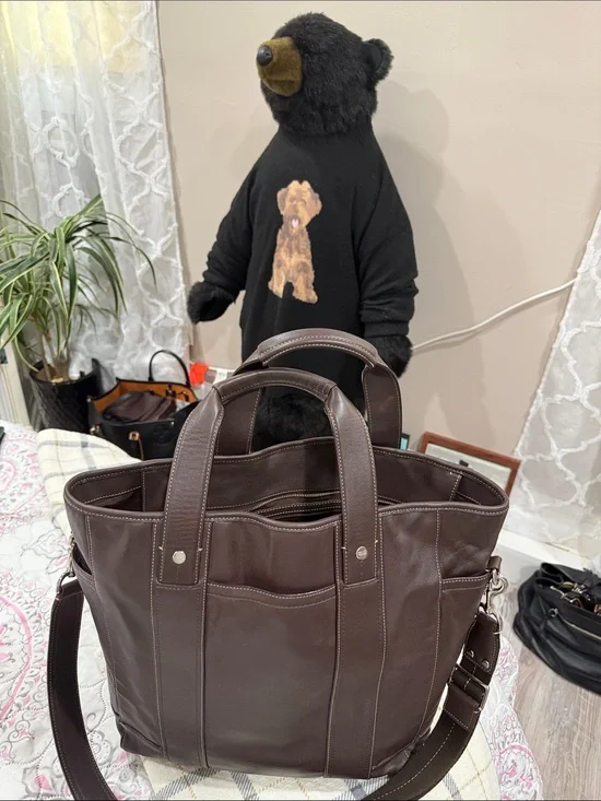 Coach transatlantic large 2-way tote vintage