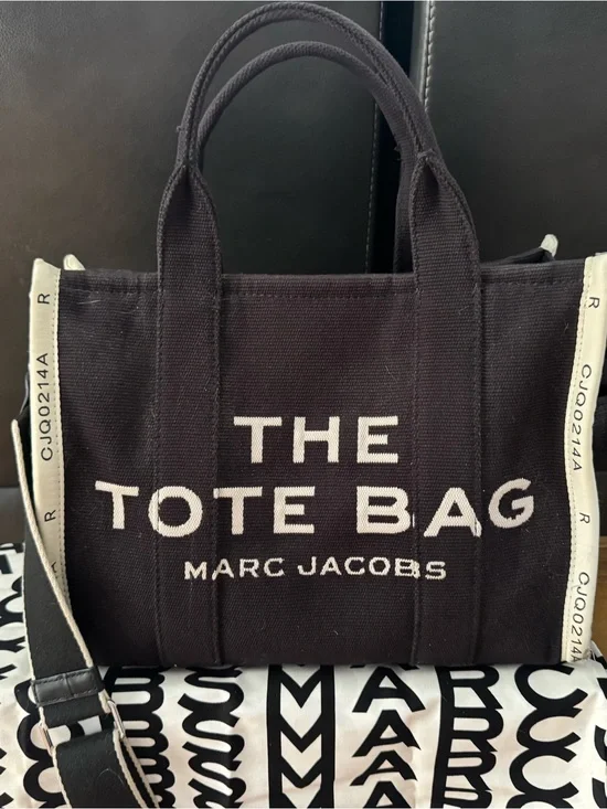 Marc Jacobs The Tote Bag - Black Canvas Tote