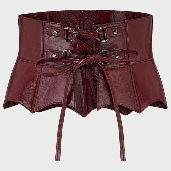 killstar wetland bat peplum corset M-L