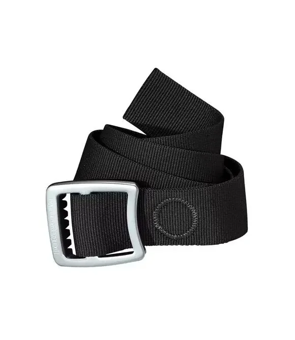 Like new Patagonia Tech Web black silver adjustable belt bottle opener
