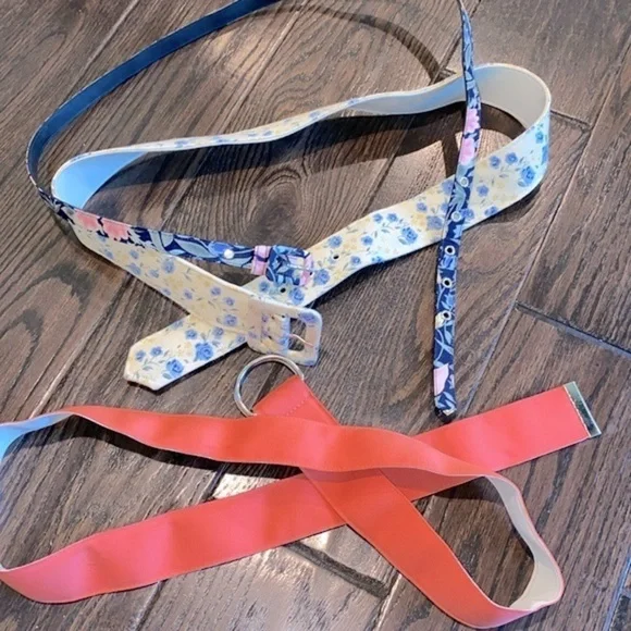Set of 3 medium/large vintage belts