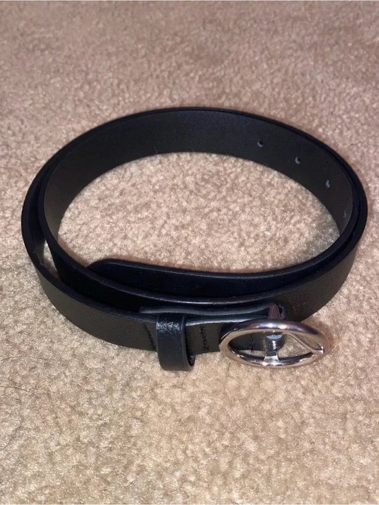 Women’s Black Faux Leather Belt H&M - Divided