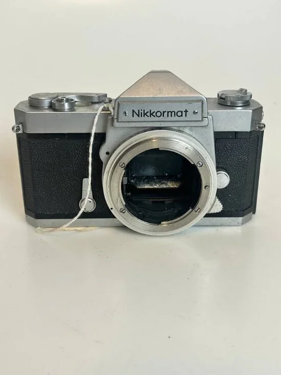 UNTESTED AS IS Nikkormat FTN 35mm SLR Camera Body - Chrome