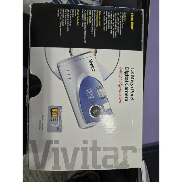 Vivitar 3.3.1.5 Digital Camera With Case In‎ Original Box