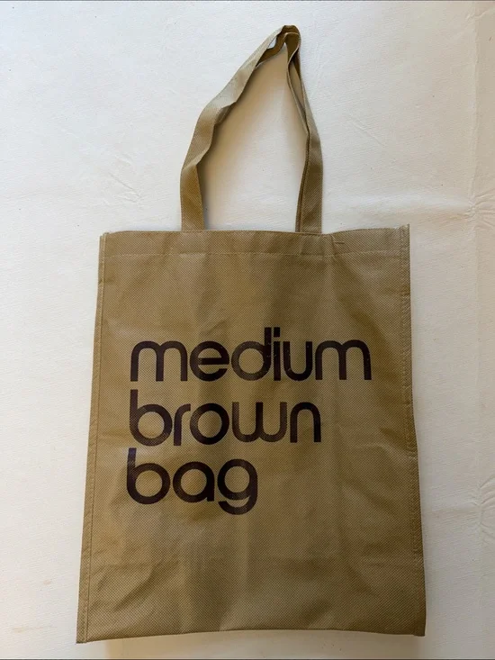 Medium Brown Tote Bag polyester, lightweight foldable, Bloomingdale’s