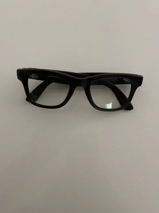 Ray-Ban Black Rectangular Wayfarer Glasses