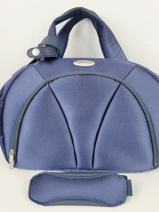 Samsonite Navy Blue Dome Travel Handbag