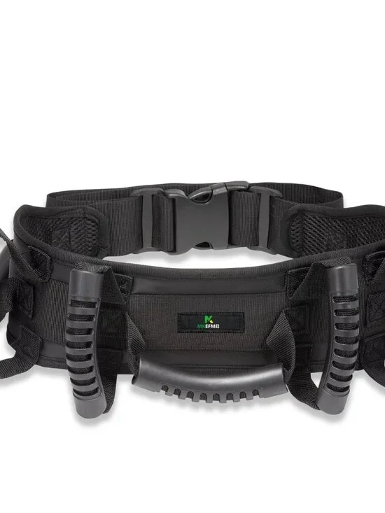 MKEFMEI Gait Belt with Handles for Seniors, Quick Release Buckle, Physical Thera