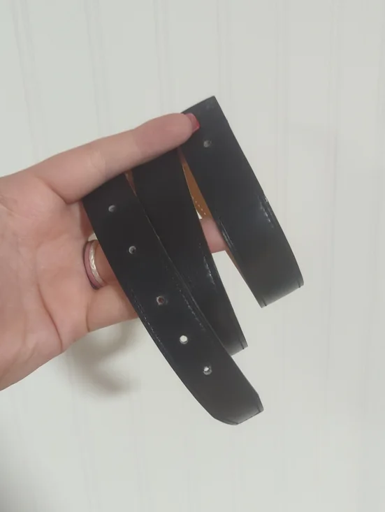 Hermes Black Leather Women's Belt