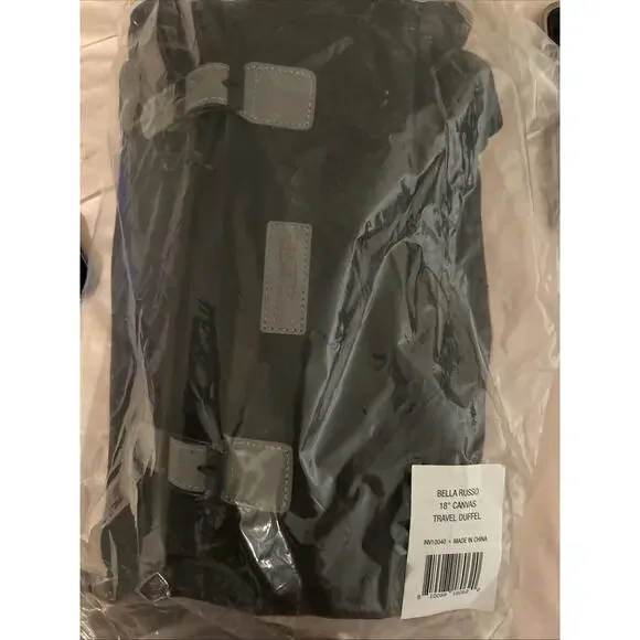 Bella Russo Canvas Travel Duffel Bag 18