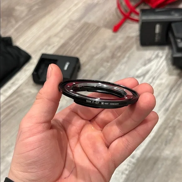 NIK F-EF Lens Mount Adapter in Black