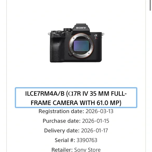 Sony Alpha 7R IV Mirrorless Camera Black Sigma 28-70mm F2.8 DG DN Sony E Black