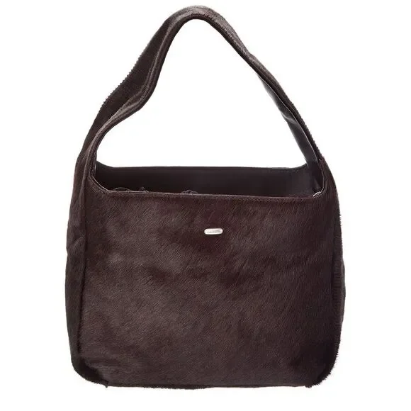 Our Legacy Haircalf Shoulder Bag, Brown