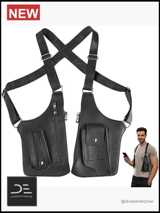 Anti-Theft Adjustable Strap Body Sling Bag for Men