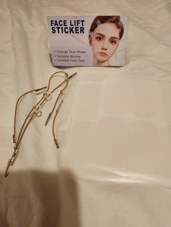 Face Lift Sticker Kit - Invisible Skin Tape with Hooks