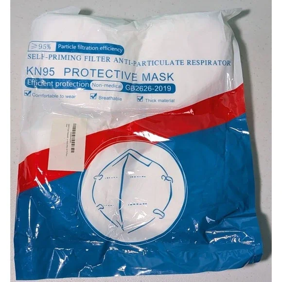 KN-95 Protective Fask Mask Non-Medical 50 Pcs Disposable Respirator