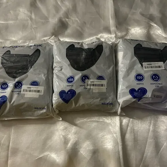 350 plus bulk face mask lot