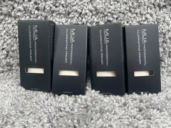 Lot Of 4 Mua Make Up Academy Professional Illuminating Primer 1.014 fl oz