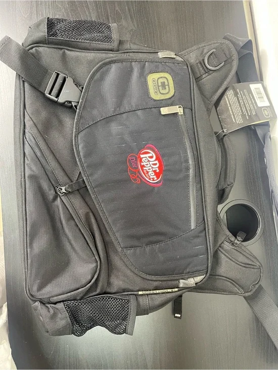VTG  Diet Dr Pepper Ogio Hip Hop Messenger Bag Sling Laptop Promo Y2K Deadstock