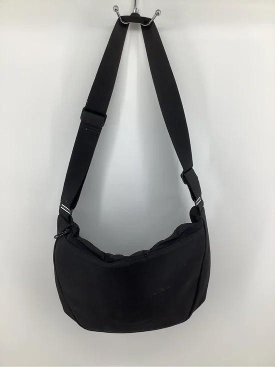 Cote + Ciel Black Messenger Bag with Adjustable Strap