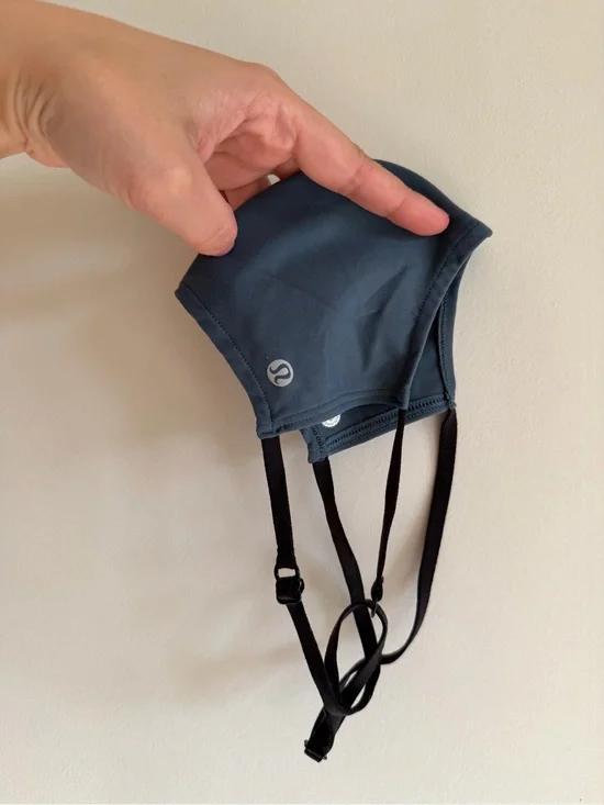 Lululemon Face Mask with Adjustable Straps | One size, Navy Blue