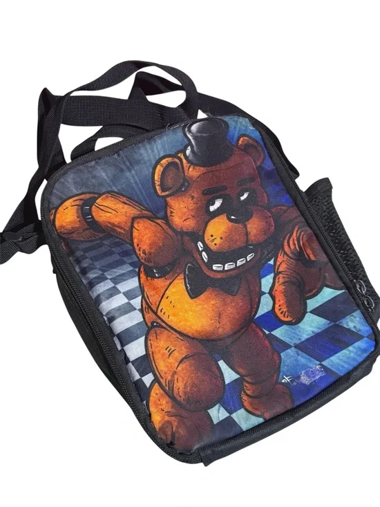 Five Nights at Freddy’s Black Insulted Lunch Bag School|FNAF Fred bear Graphic